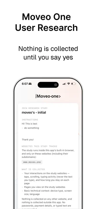 Moveo One User Research screenshot 1