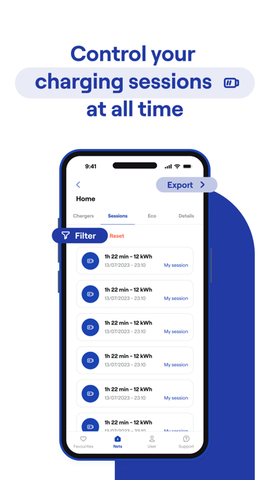 Daze - EV Charging Screenshot