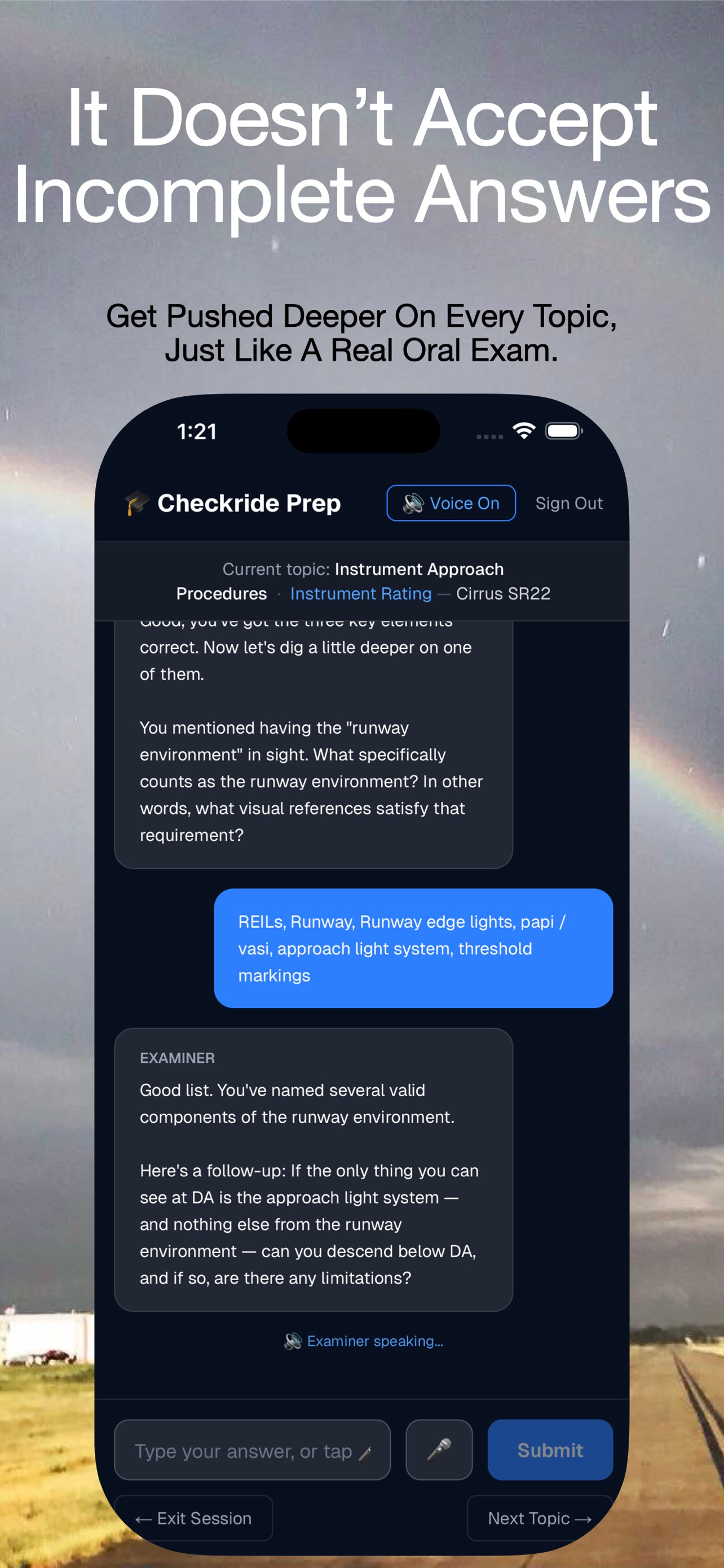 Checkride Prep AI
