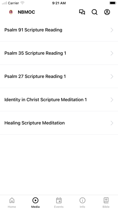 NBMOC app screenshot 2