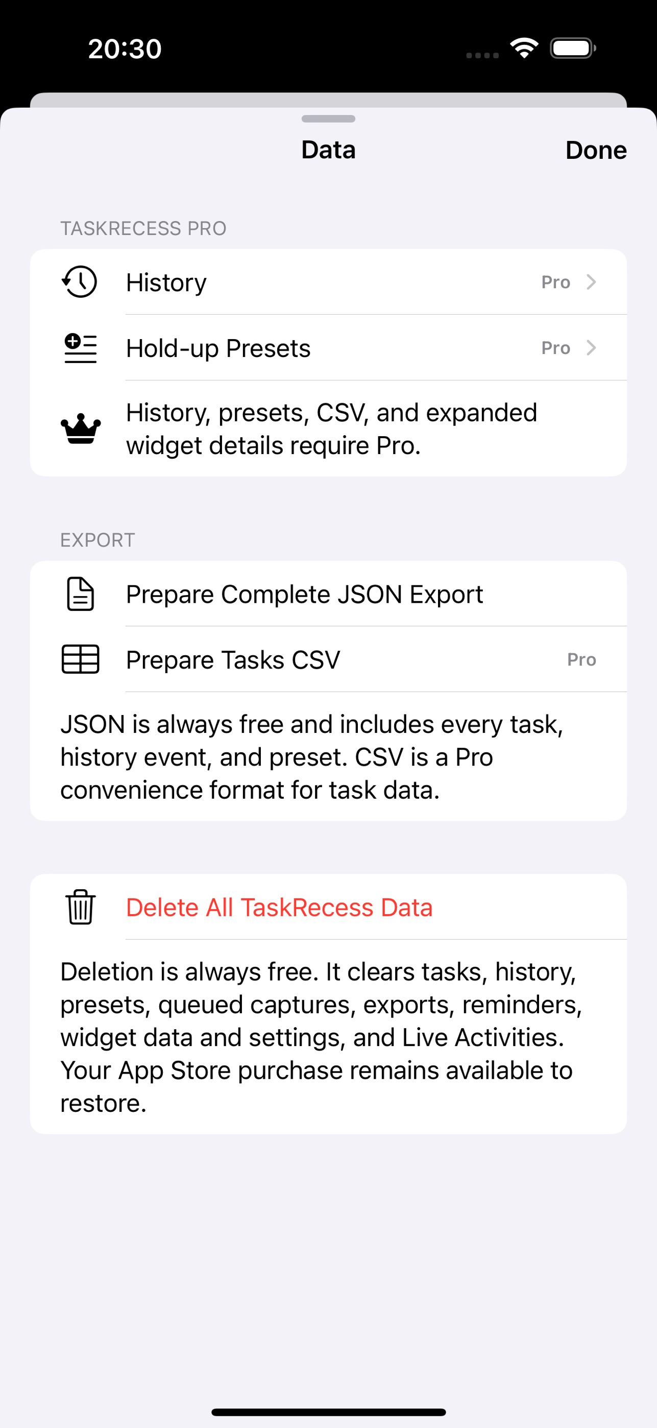 Screenshot 4 of TaskRecess