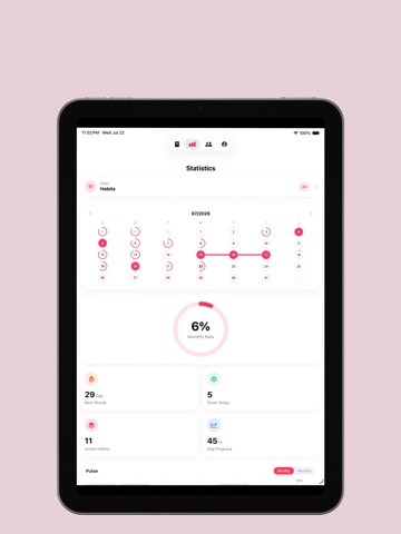 TinyLoop - Habit Tracker iPad screenshot