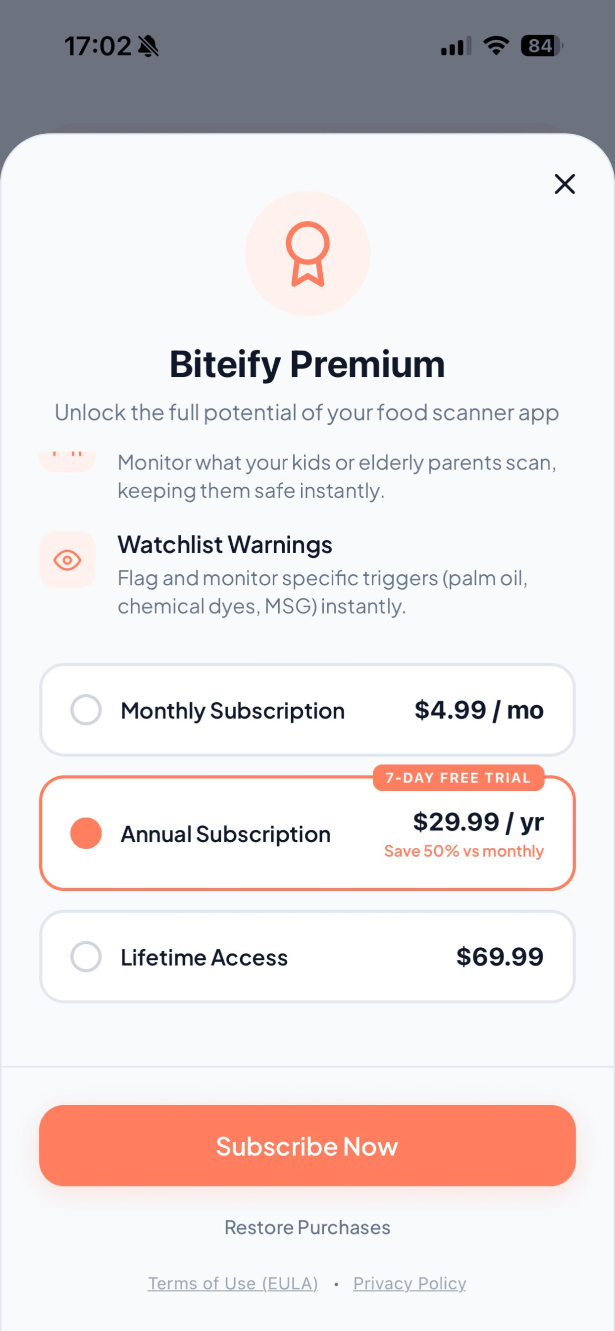 Biteify screenshot 4