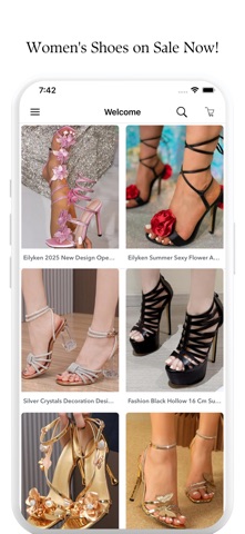 Women's Shoes Fashion Online iPhone screenshot