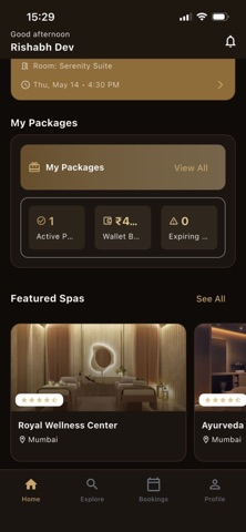 BookMySpa screenshot