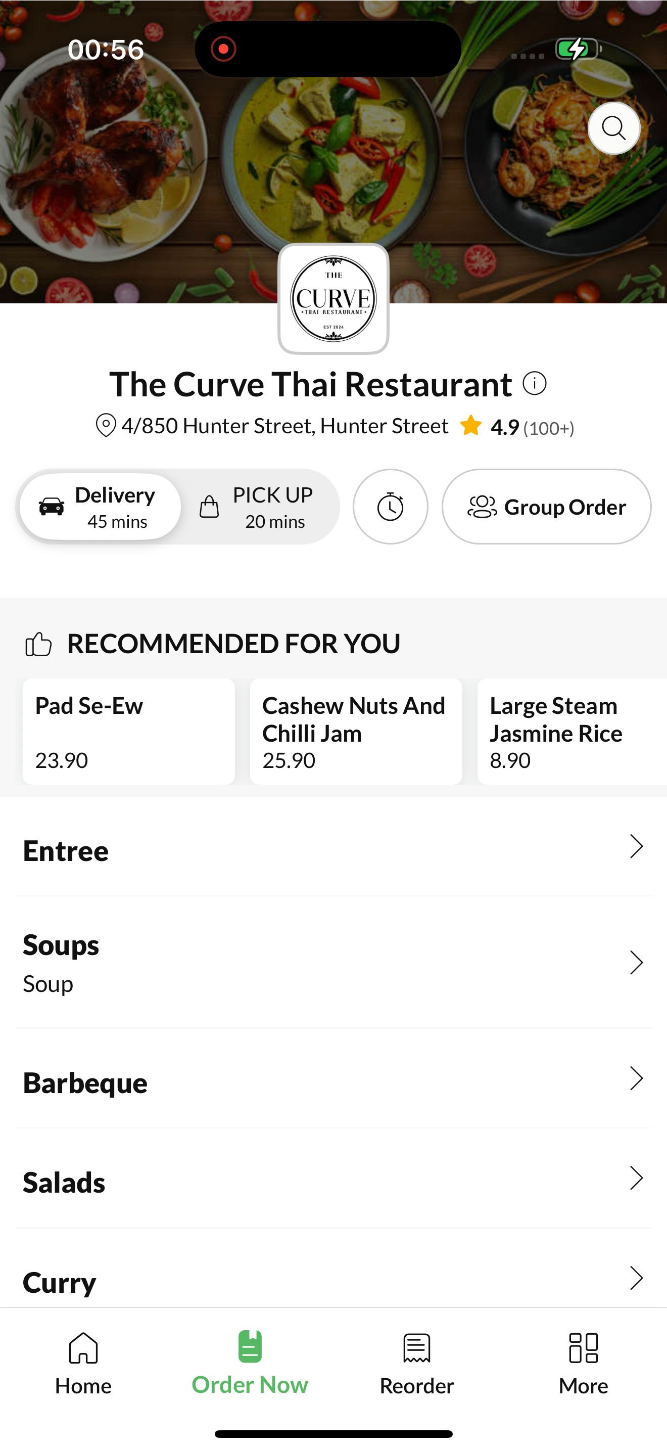 The Curve Thai Restaurant screenshot 2