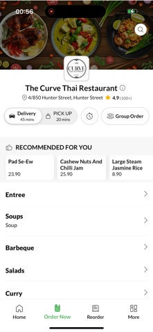 The Curve Thai Restaurant screenshot