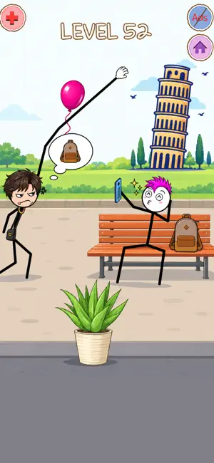 Stickman Puzzle Thief- No Wifi screenshot 2