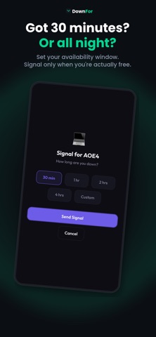 DownFor: Silent Signaling screenshot