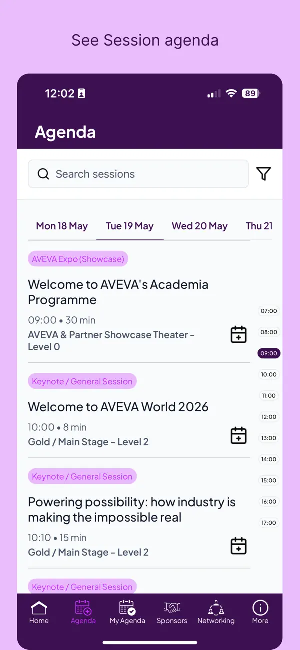 Screenshot #2 pour AVEVA Events