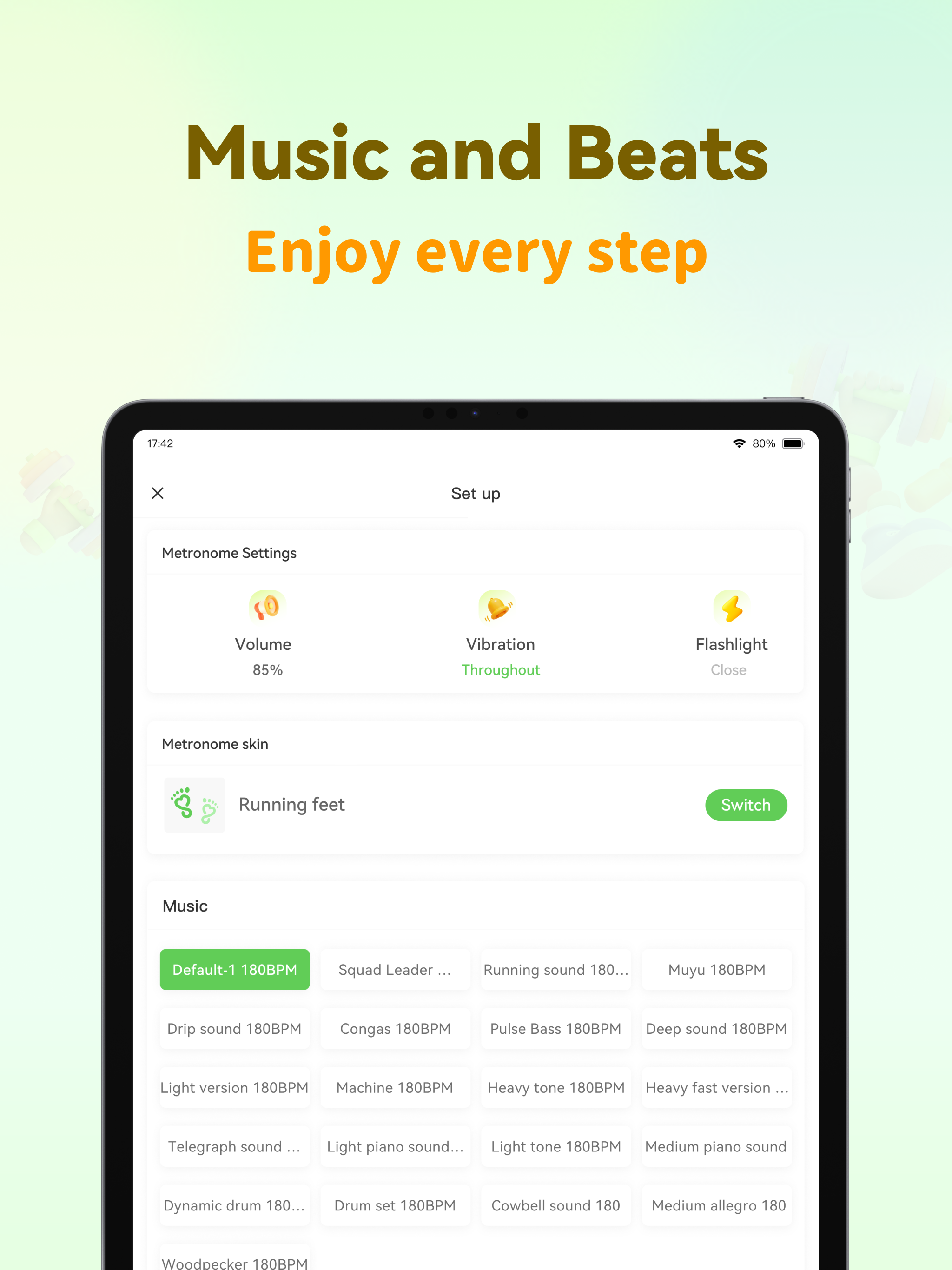 Slow Jogging Tracker &Timer