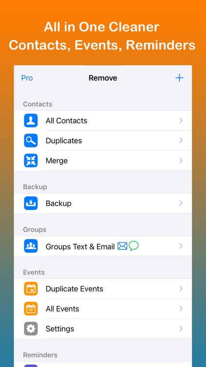 Remove Duplicate Contacts +