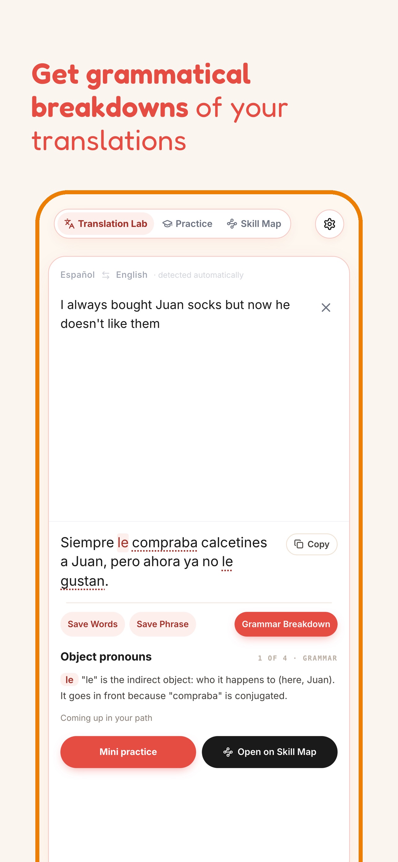 Screenshot 2 of Friki: Adaptive Spanish Coach
