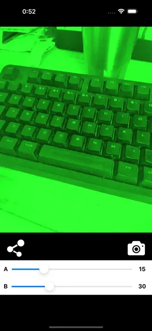 Night vision style camera screenshot 2