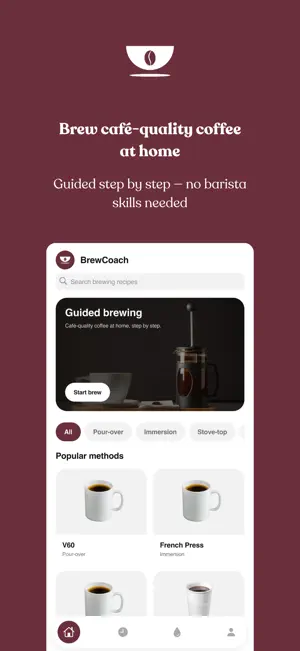 BrewCoach: Coffee Brew Timer screenshot 1