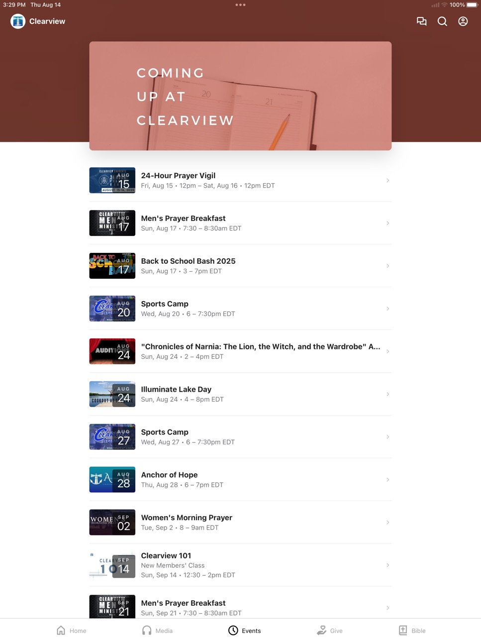 iPad screenshot