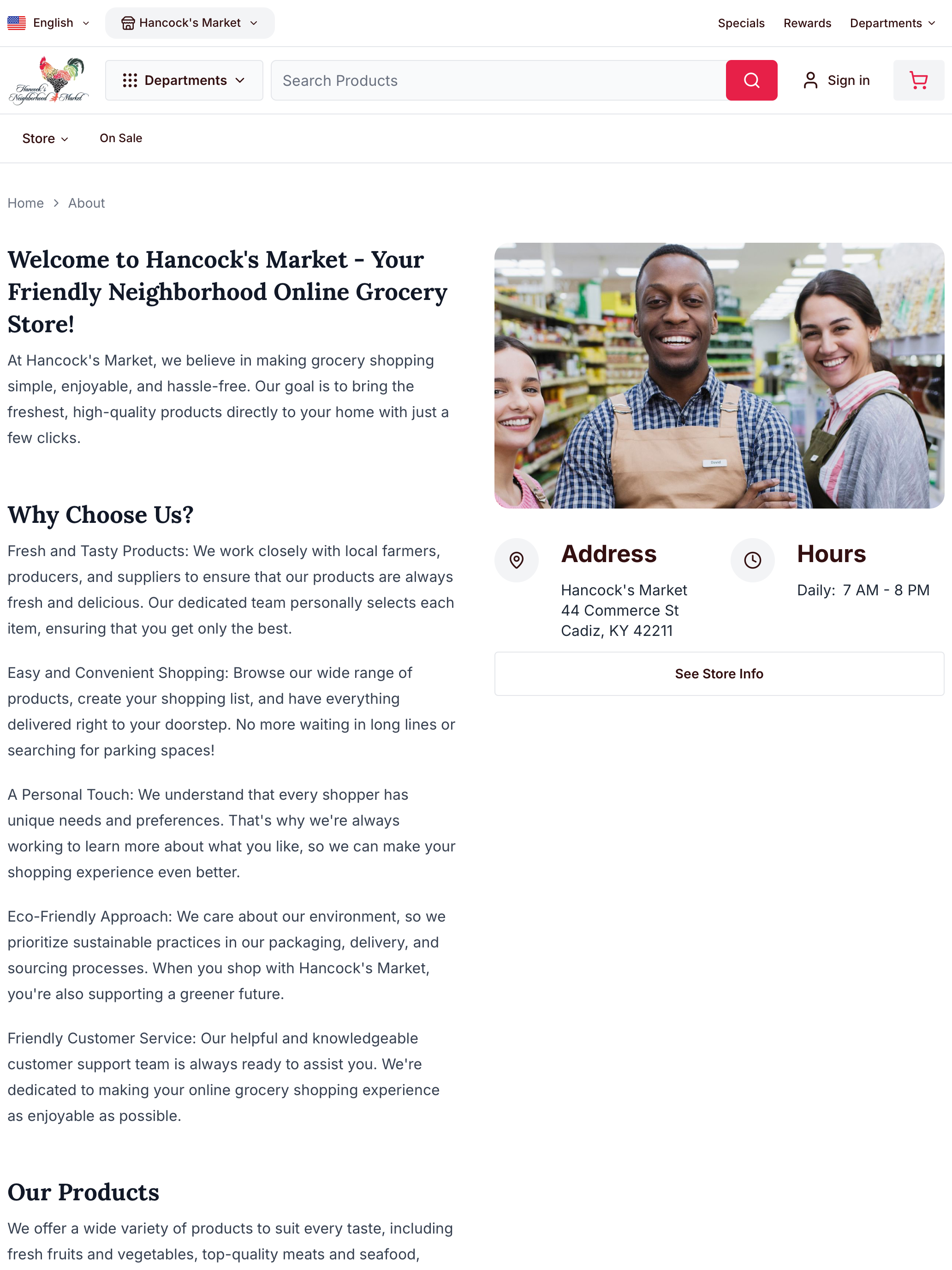 Hancock's Market screenshot 8