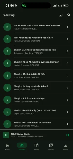 Fawaa'id: Islamic Lectures screenshot 3