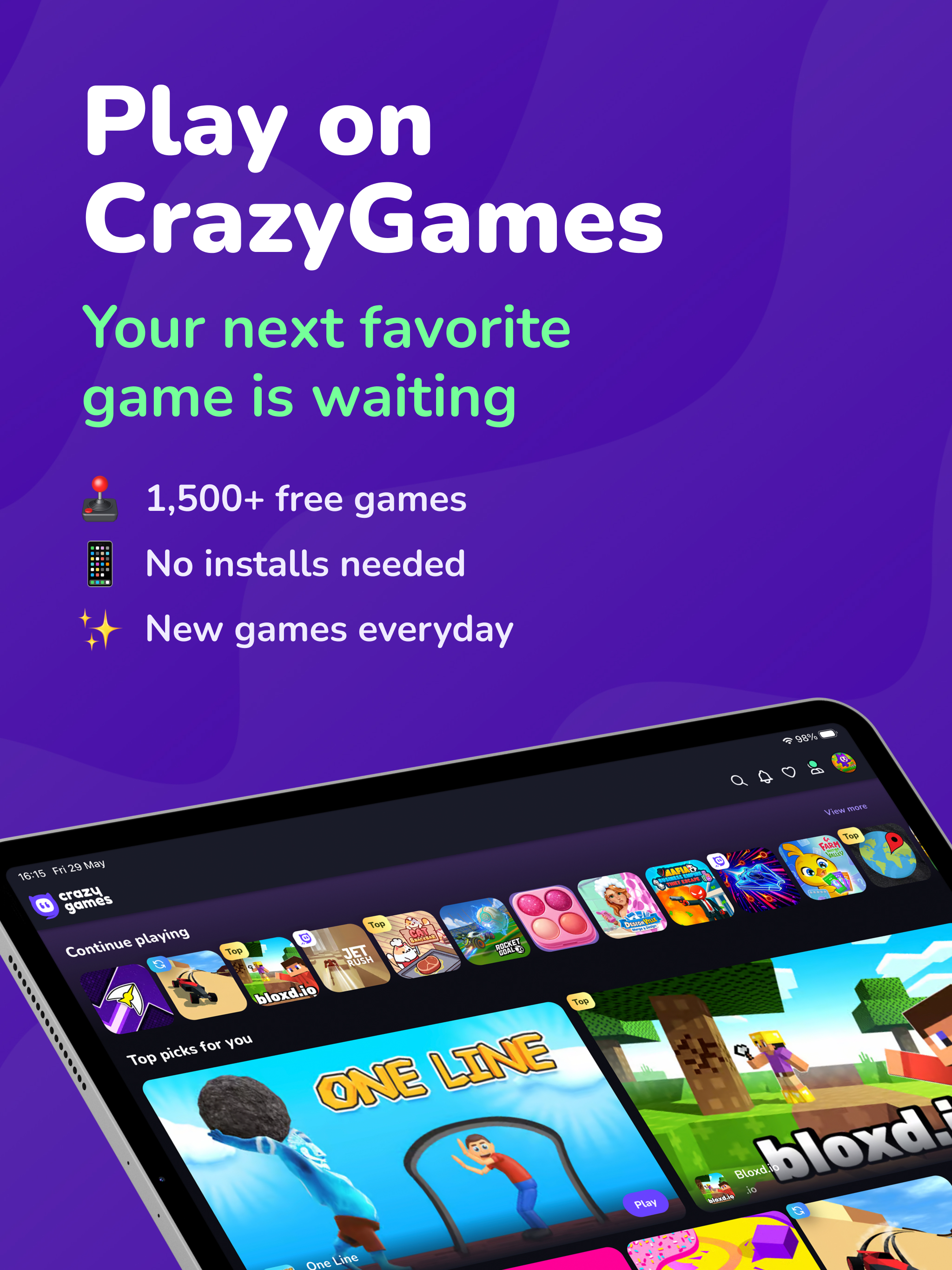 CrazyGames: Play 1500+ Games screenshot 17