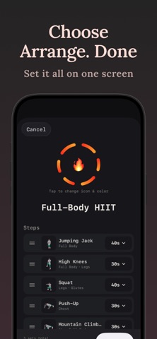 Round: HIIT Workout Timer Screenshot 2 of 5