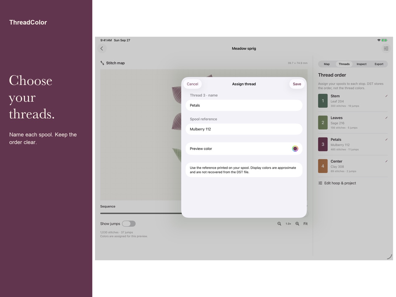 Screenshot 7 of ThreadColor Embroidery