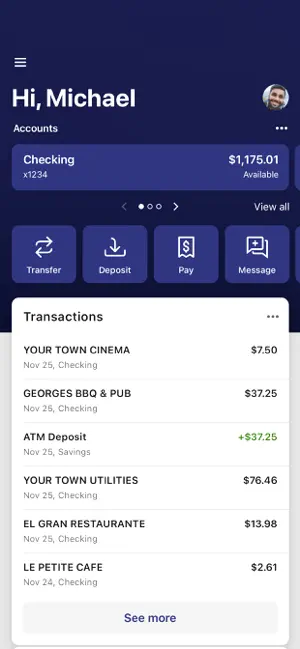 Rosedale Bank screenshot 1