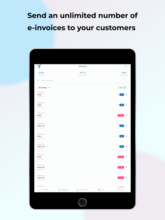 Teem iPad screenshot 1 - Business app