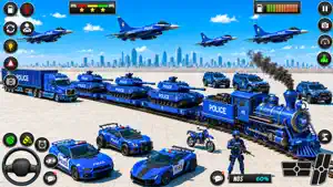 US Police Car Transport Games screenshot 3