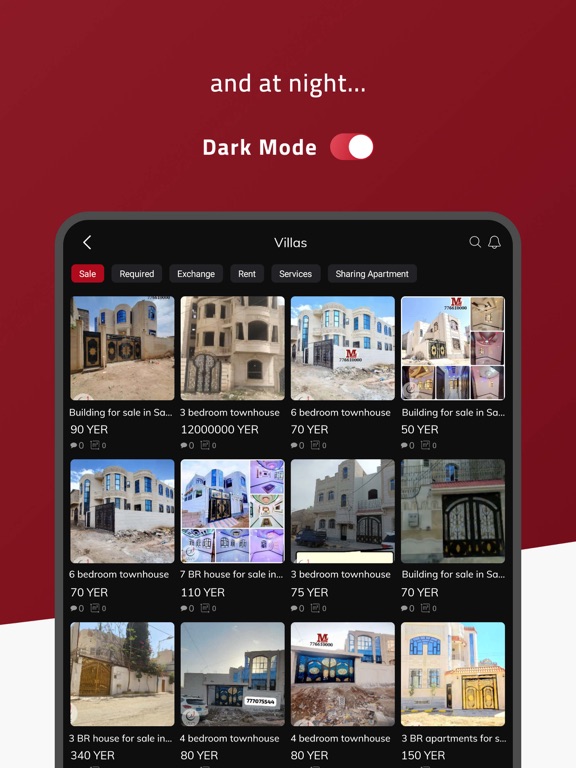 Yemen Mazad يمن مزاد iPad screenshot 6 - Shopping app