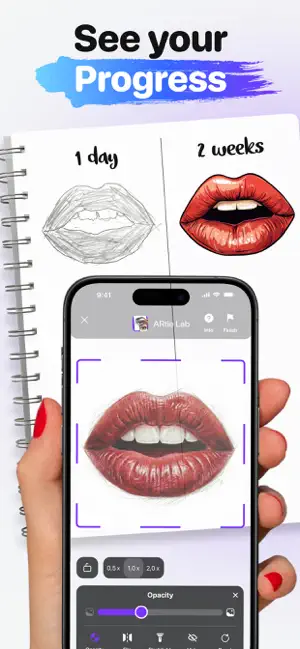ARtie Lab: AR Drawing & Sketch iPhone screenshot 6