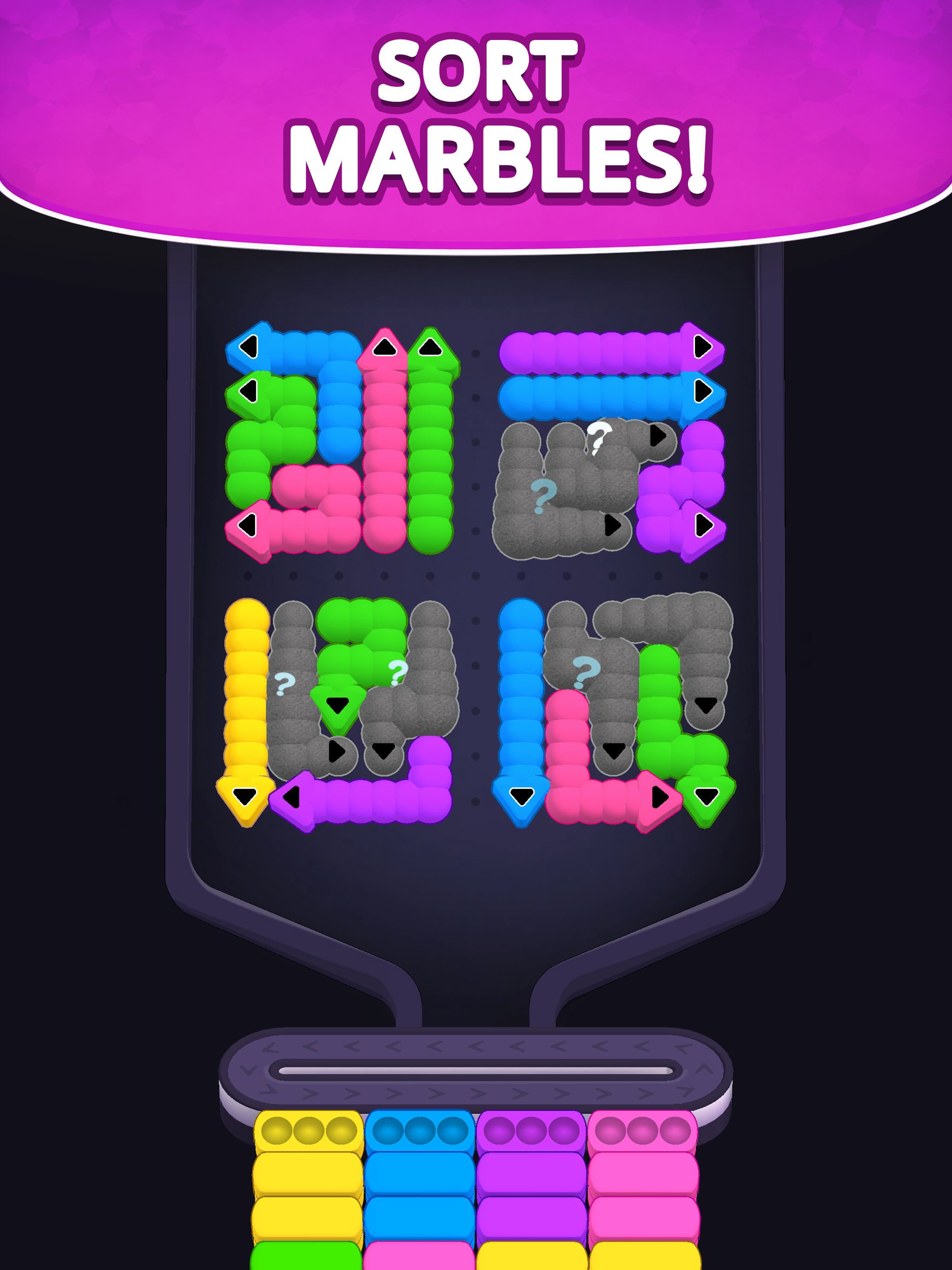 Marble Arrows - Drop & Sort