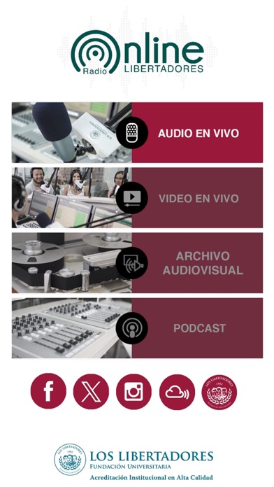 Screenshot #1 pour Los Libertadores Online Radio
