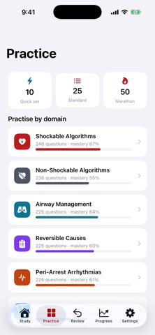 ALS Resuscitation Prep iPhone screenshot