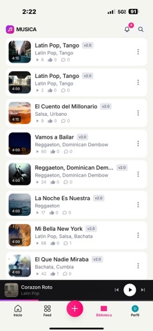MUSICA  AI - Crea canciones iPhone screenshot