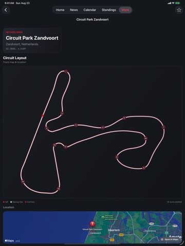 Inlap iPad screenshot