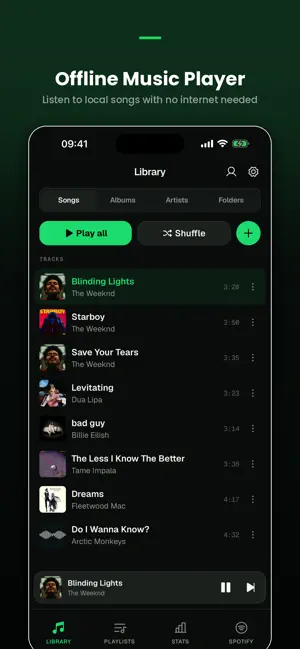 Music : Songs , Stats screenshot 1