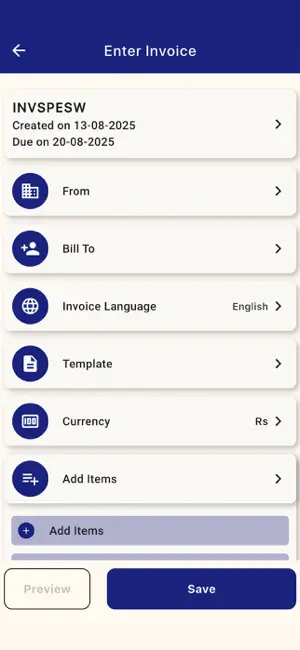 AI Invoice Maker & Receipts screenshot 4