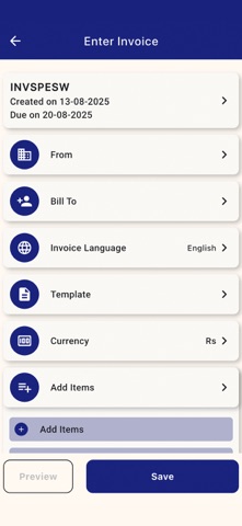 AI Invoice Maker & Receipts Screenshot 4 of 4