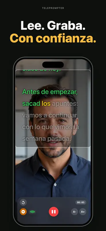 Teleprompter • Video Script screenshot 2 of 6