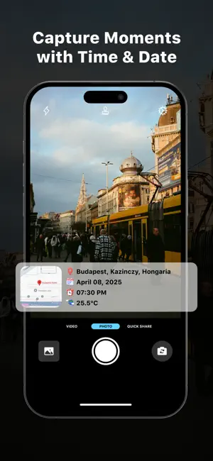 StampCam – Timestamp Camera screenshot 1