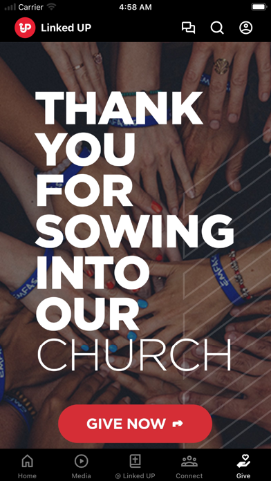 Linked UP Church iPhone screenshot 5 - Lifestyle app