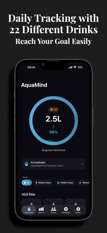 AquaMind - Water Tracker Screenshot 1 of 6