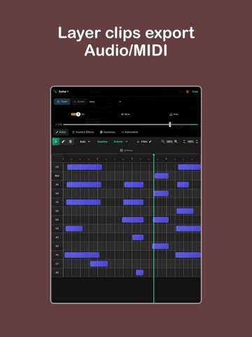 Melodic Guitar: Guitar Studio iPad screenshot
