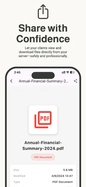 Gabcloud: WebDAV Client screenshot 3