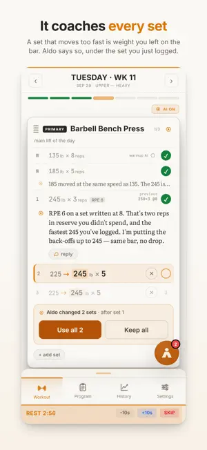 Aldo Coach: AI Workout Plan screenshot 1