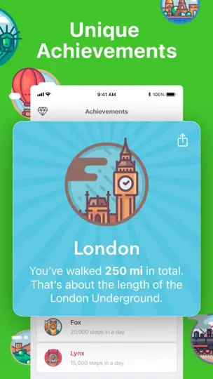 Stepz - Step Counter & Tracker iPhone Screenshot 5