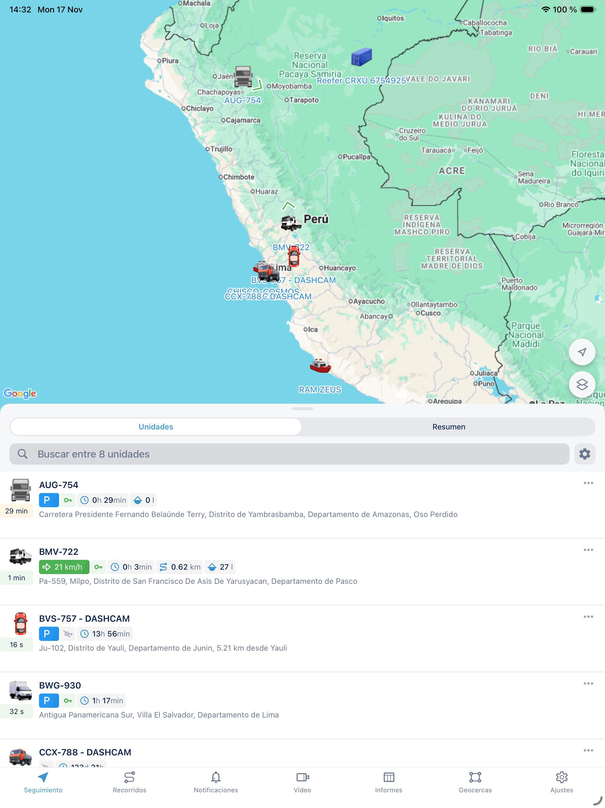CLS Peru Localisation