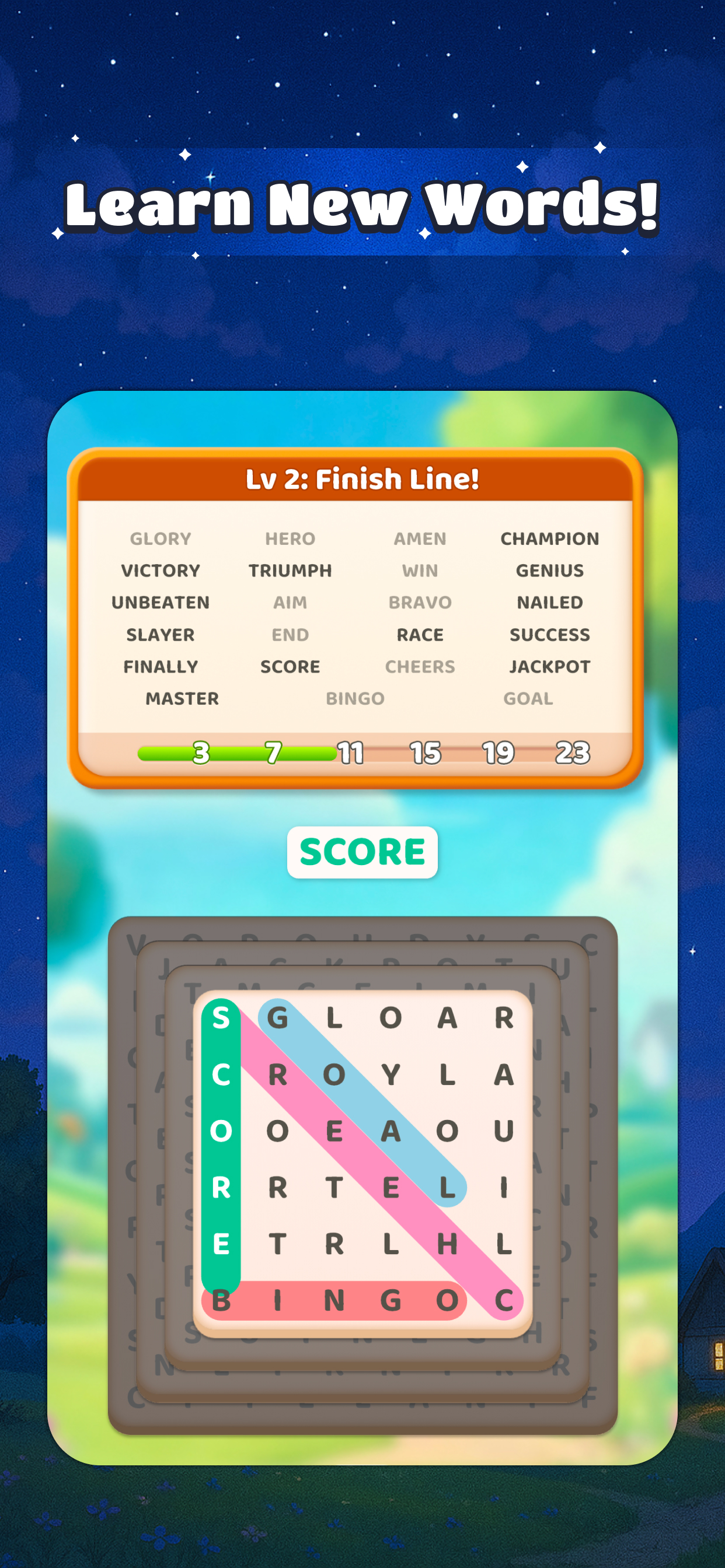 Word Story: Pyramid Puzzle