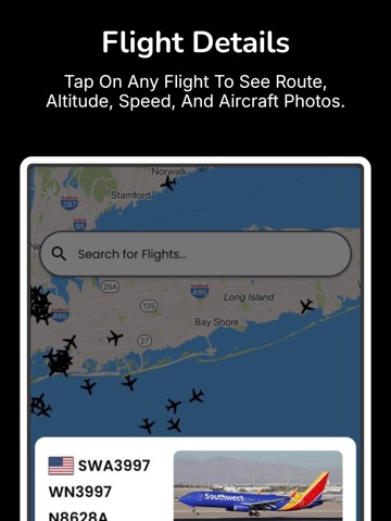 Flight Radar Tracker iPad screenshot