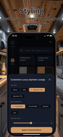 AI Camper Van Interior Design Screenshot 5 of 5